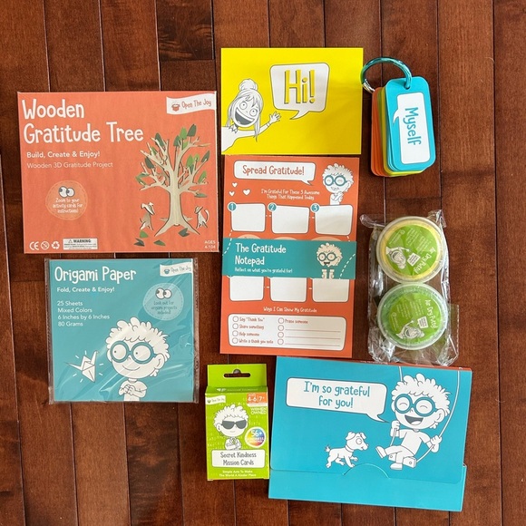 Open The Joy Gratitude in a Box Activity Kit for Kids - Picture 4 of 4